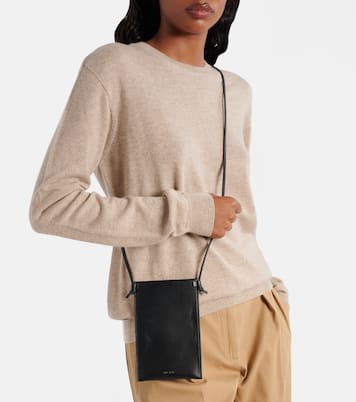 Camie leather pouch with strap | The Row