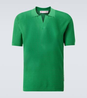 Roddy waffle-knit mesh polo shirt | Orlebar Brown