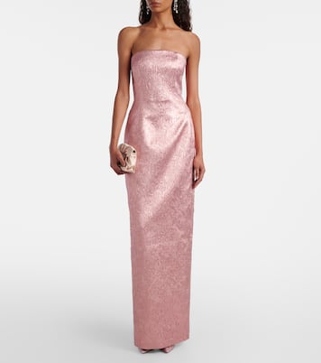 Robe longue Laelia en seersucker | Emilia Wickstead