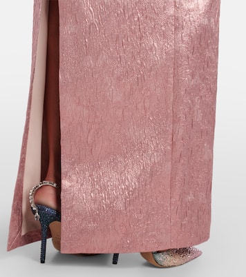 Robe longue Laelia en seersucker | Emilia Wickstead