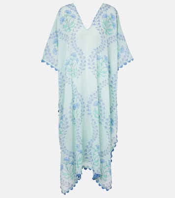 Printed cotton beach cover-up | Juliet Dunn