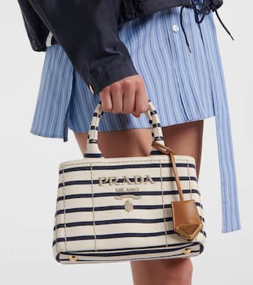Tote Bag Prada Jardinière Mini aus Canvas | Prada