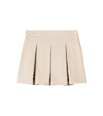 Barocco cotton gabardine skirt | Versace Kids