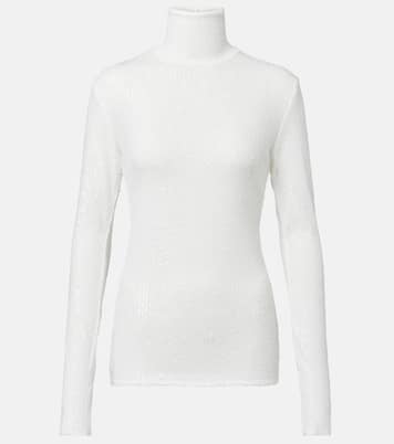 Sequined turtleneck sweater | Norma Kamali