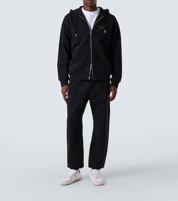 Givenchy Stamp cotton fleece hoodie | Givenchy