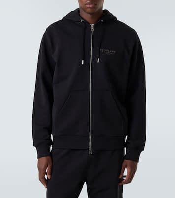 Givenchy Stamp cotton fleece hoodie | Givenchy
