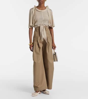 Maylura suede slingback flats | Manolo Blahnik