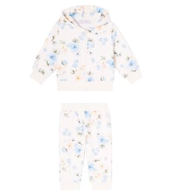 Baby floral hoodie and sweatpants set | Monnalisa