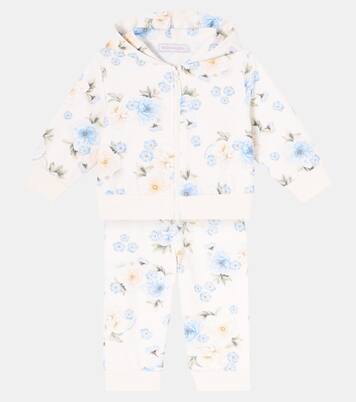 Baby floral hoodie and sweatpants set | Monnalisa