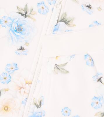 Baby floral hoodie and sweatpants set | Monnalisa