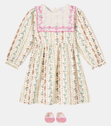 Besticktes Kleid Eliza aus Baumwolle | Bebe Organic