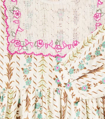 Besticktes Kleid Eliza aus Baumwolle | Bebe Organic