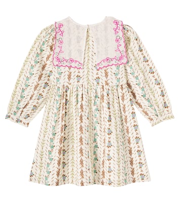 Besticktes Kleid Eliza aus Baumwolle | Bebe Organic