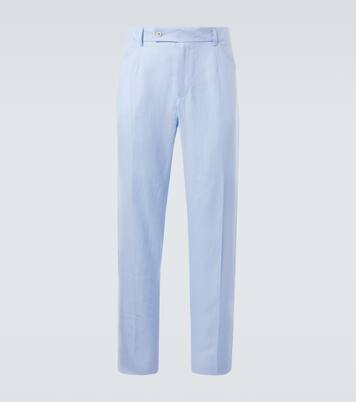 Pantalon droit en lin  | Dolce&Gabbana