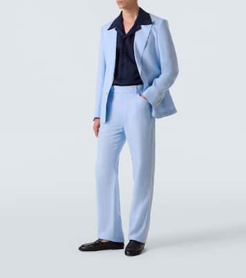 Pantalon droit en lin  | Dolce&Gabbana