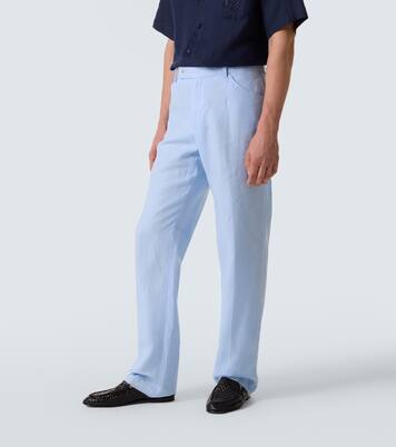 Pantalon droit en lin  | Dolce&Gabbana