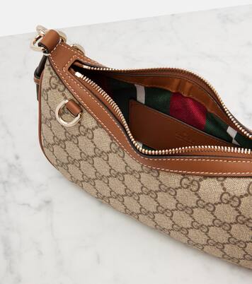GG Emblem Small canvas shoulder bag | Gucci