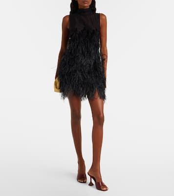 Mules Lupita 95 en cuir | Amina Muaddi