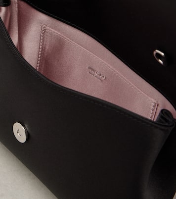 Soft Bow Mini embellished satin clutch | Jimmy Choo