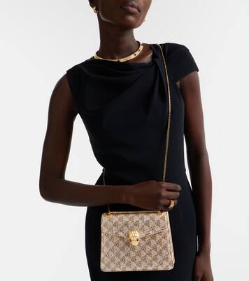 Serpenti Forever embellished shoulder bag | Bvlgari
