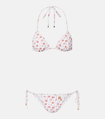 Floral triangle bikini | Dolce&Gabbana