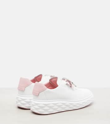 Baskets Diamond Light Maxi en cuir | Jimmy Choo