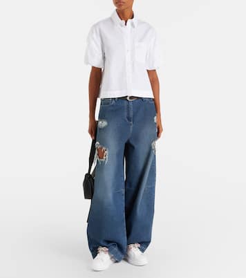 Baskets Diamond Light Maxi en cuir | Jimmy Choo