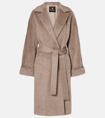 Maria alpaca and wool wrap coat | Loro Piana