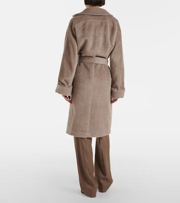 Maria alpaca and wool wrap coat | Loro Piana