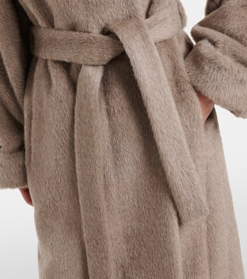 Maria alpaca and wool wrap coat | Loro Piana