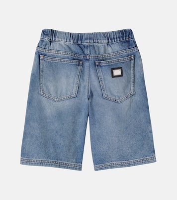 Bermuda-Shorts aus Denim | Dolce&Gabbana Kids