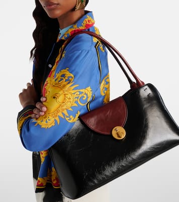 Schultertasche Vivienne Medium aus Leder | Versace