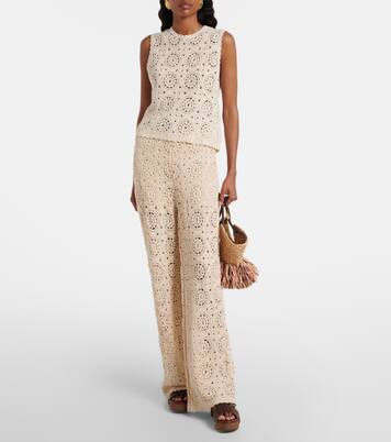 Weite Hose The Crochet aus Baumwolle | Frame