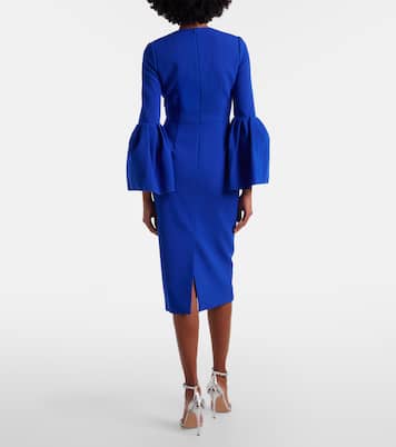 Abito midi Margot in crêpe | Roksanda