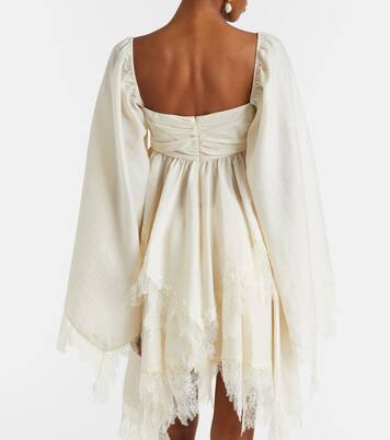 Embroidered lace-trimmed blouse | Blumarine