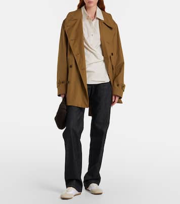 Soft suede-trimmed sneakers | Lemaire