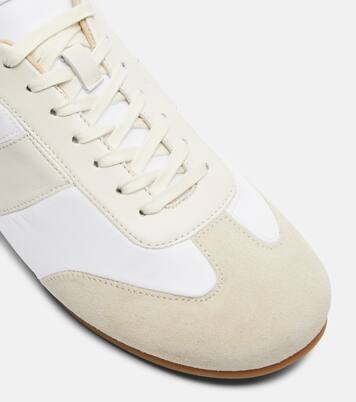 Soft suede-trimmed sneakers | Lemaire