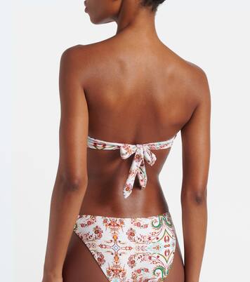 Martinique 프린트 밴듀 비키니 탑 | Melissa Odabash