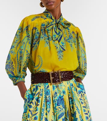 Schluppenbluse aus Baumwolle | Etro