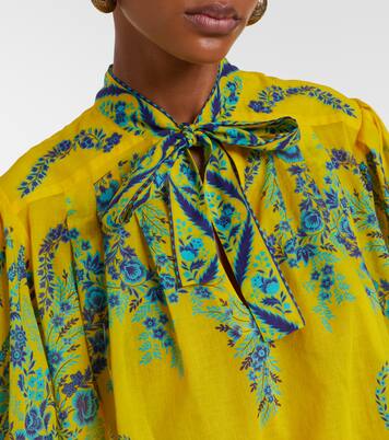 Schluppenbluse aus Baumwolle | Etro