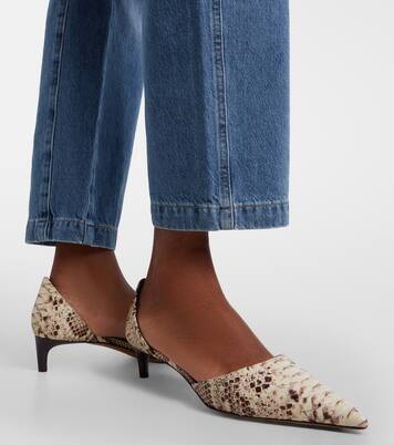 Dakota snake-effect leather pumps | Le Monde Béryl