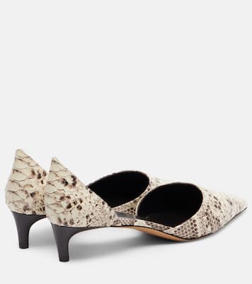 Dakota snake-effect leather pumps | Le Monde Béryl