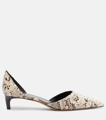 Dakota snake-effect leather pumps | Le Monde Béryl