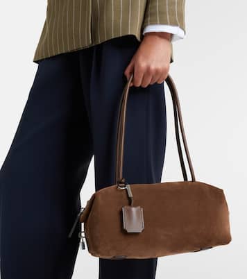 Large suede shoulder bag | Max Mara