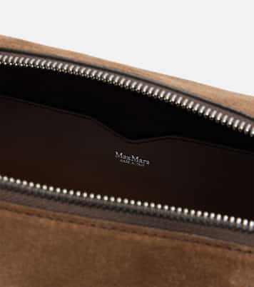 Large suede shoulder bag | Max Mara