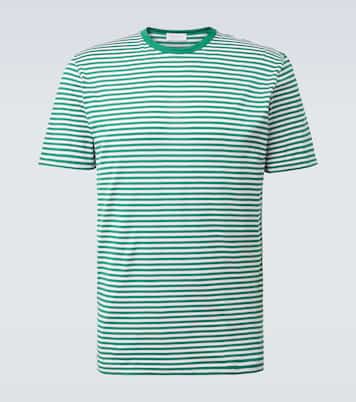 Gestreiftes T-Shirt aus Baumwolle | Sunspel