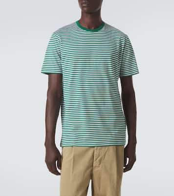 Gestreiftes T-Shirt aus Baumwolle | Sunspel