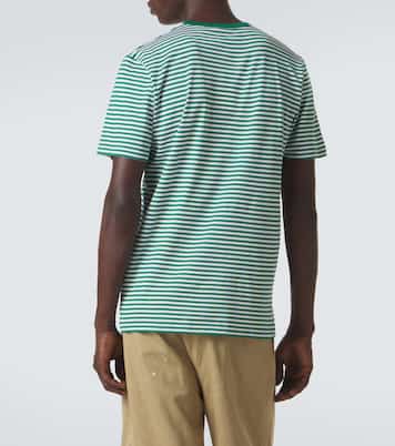Gestreiftes T-Shirt aus Baumwolle | Sunspel