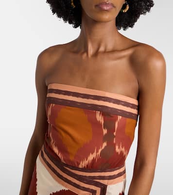 Printed cotton wrap dress | Johanna Ortiz