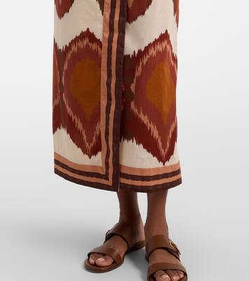Printed cotton wrap dress | Johanna Ortiz